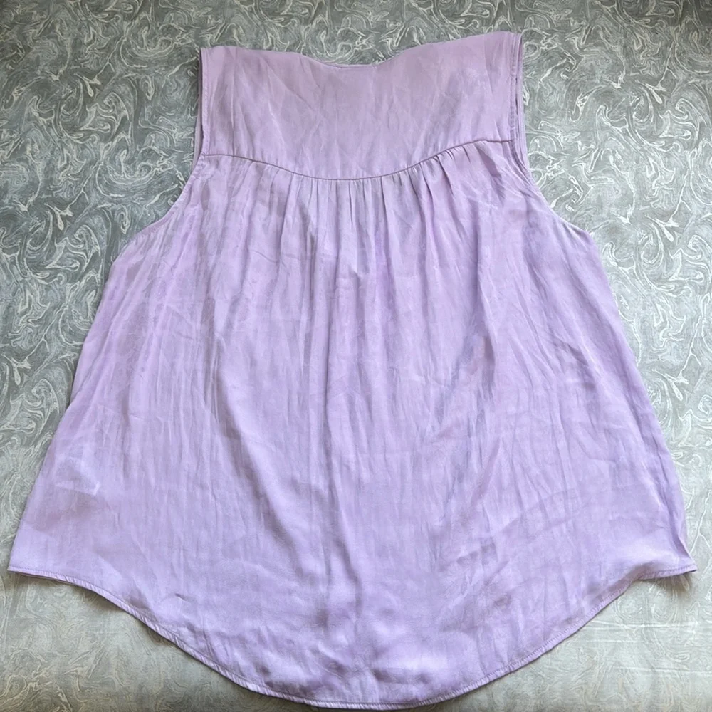 Cabi Lavender Dress Shirt XL - Picture 7 of 8